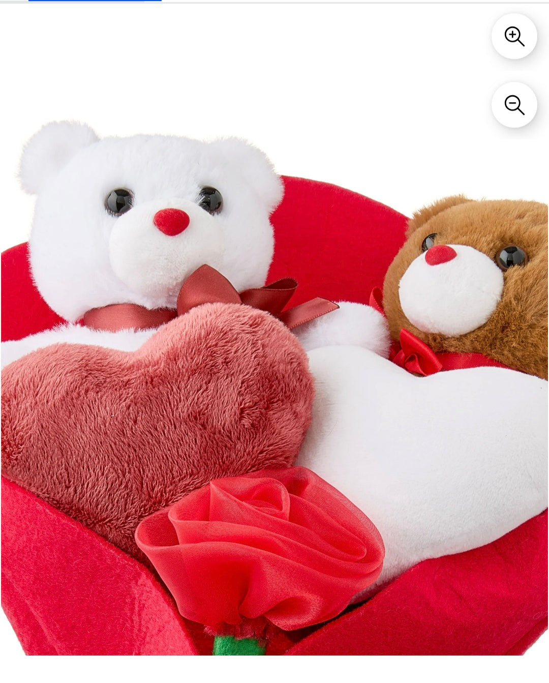 Ramo de Oso Mediano, Rojo, 13"