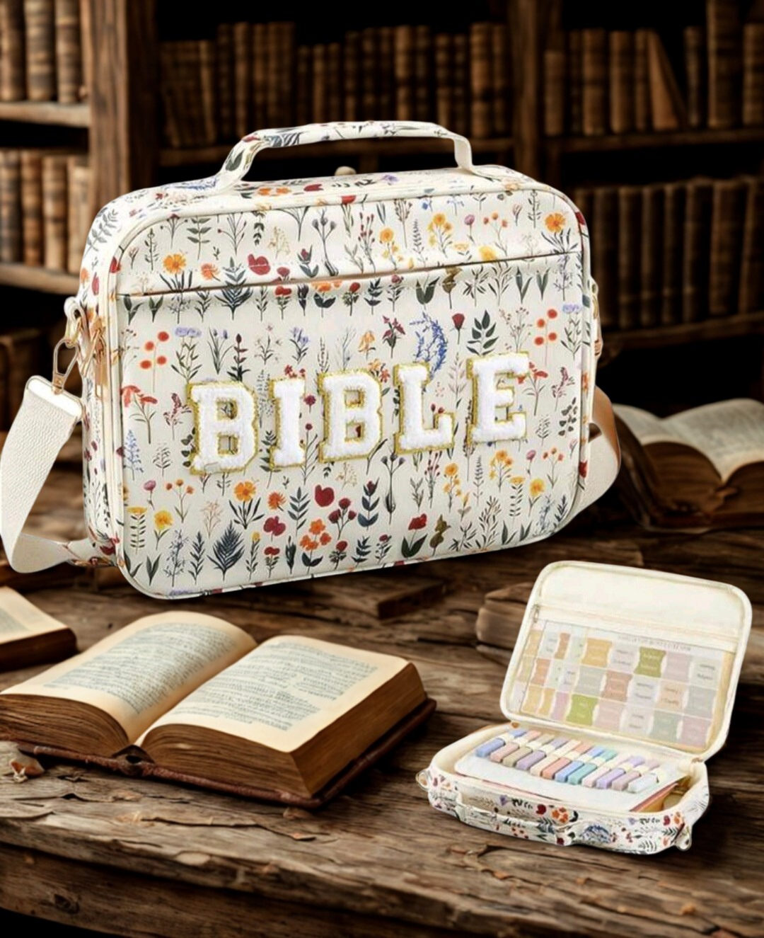 Bolso grande para biblia multifuncional.