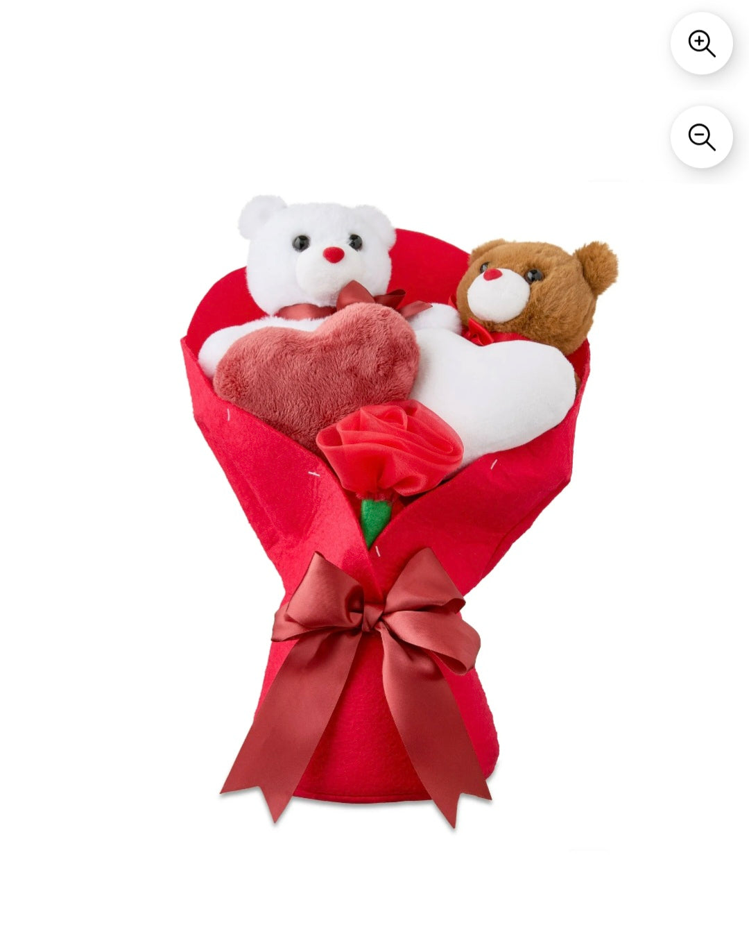 Ramo de Oso Mediano, Rojo, 13"