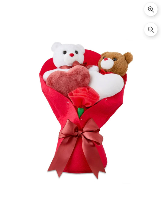 Ramo de Oso Mediano, Rojo, 13"