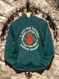 Hoodie with a biblical print