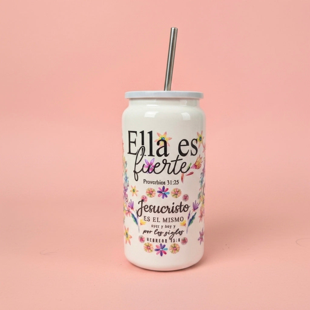 16-ounce cups with biblical prints