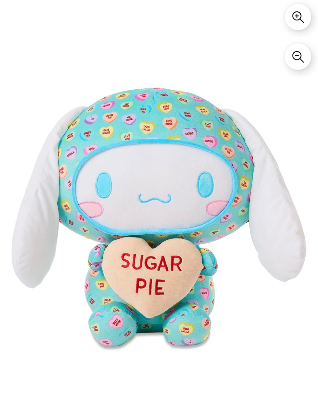21" Extra Large Sanrio Cinnamoroll™ Plush with Sweethearts Candy Pajamas