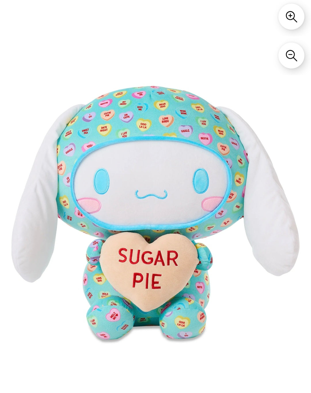 Peluche Sanrio Cinnamoroll™ Extra Grande de 21" con Pijama de Caramelos Sweethearts