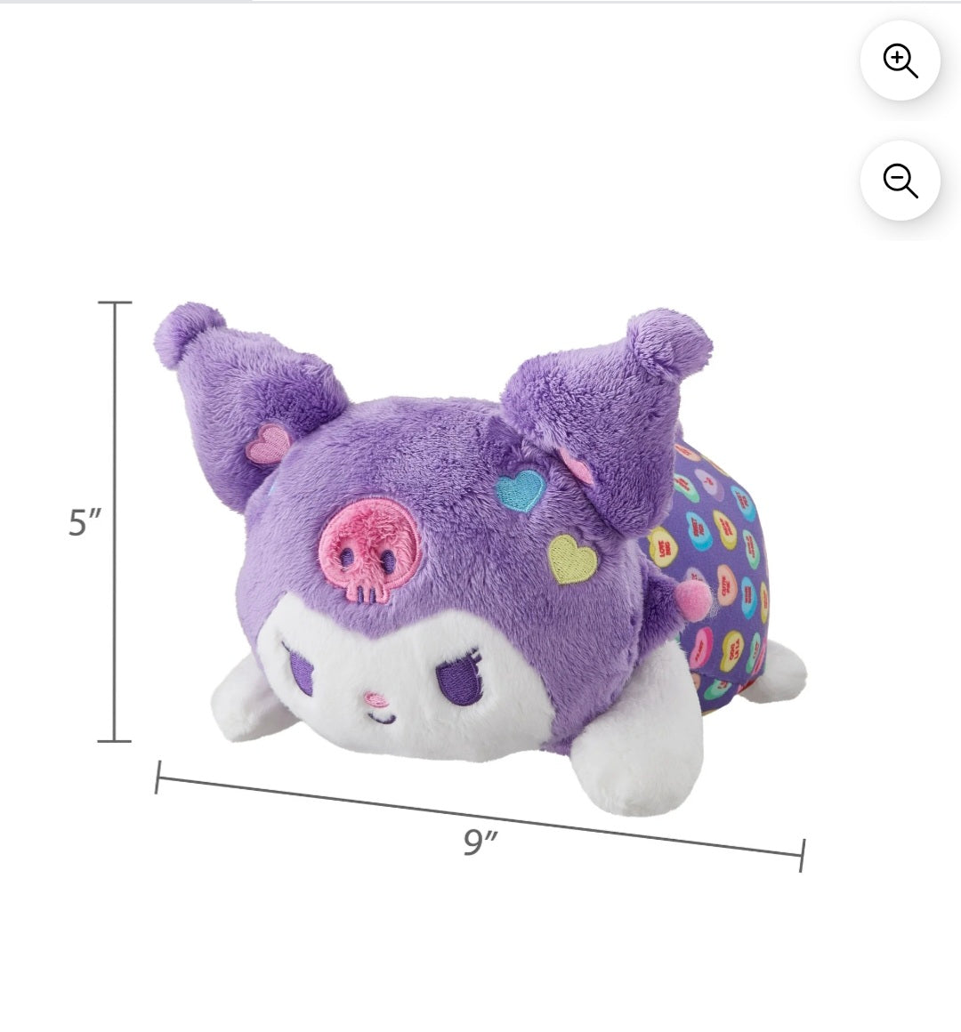 Sanrio Kuromi™ Tela de Felpa con Estampado de Dulces