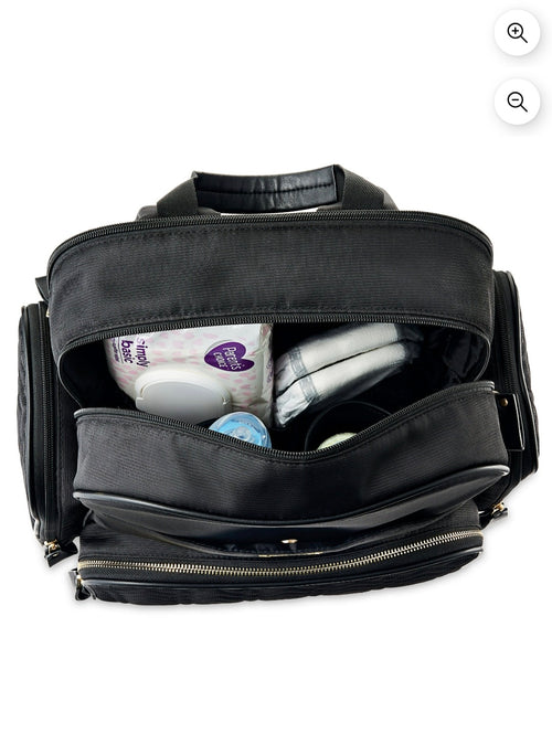 Bolsa de pañales negra Modrn
