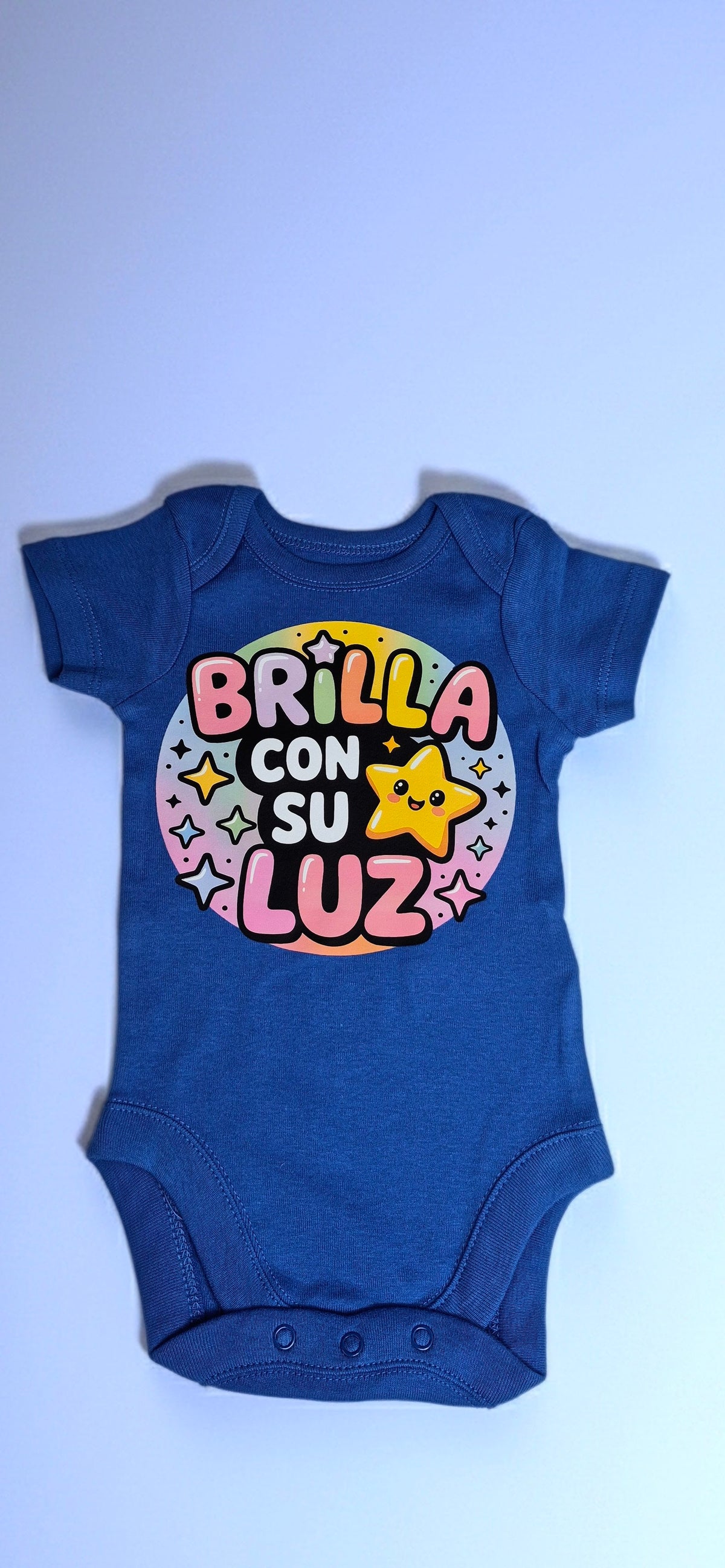Mamelucos Bodies unisex de manga corta con frases de fé