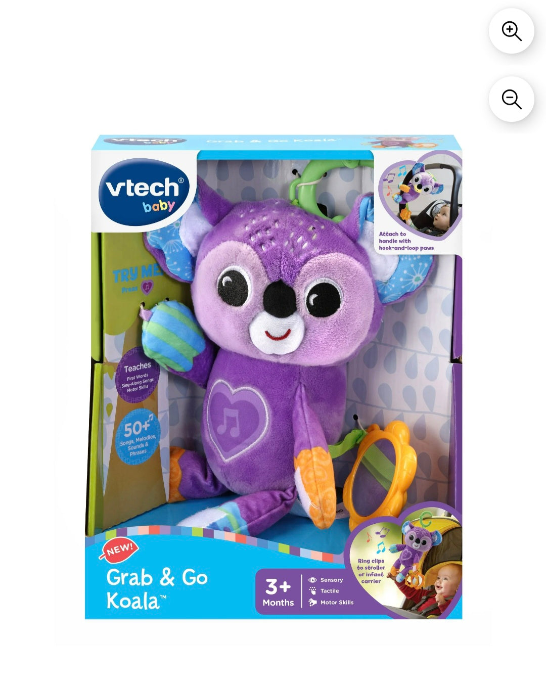 Peluche con Clip para Llevar Koala para Bebés