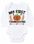 Body para bebé My FIRST THANKSGIVING