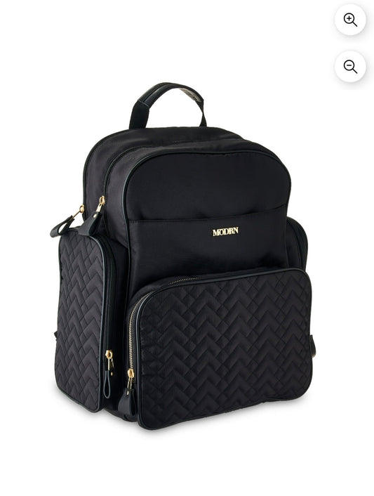 Bolsa de pañales negra Modrn