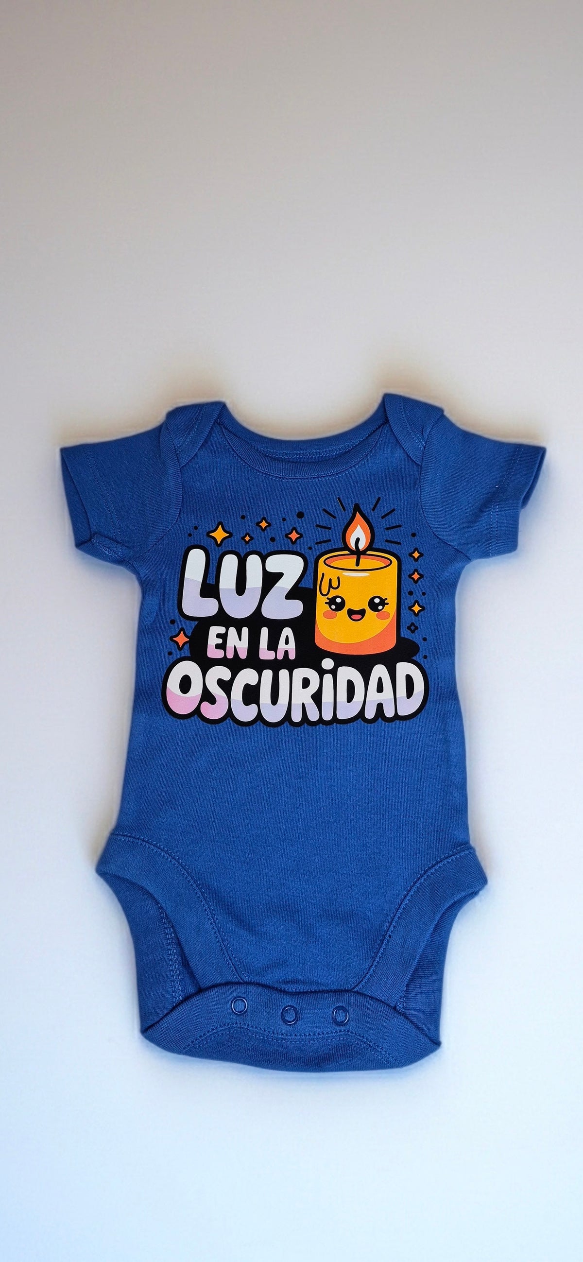 Mamelucos Bodies unisex de manga corta con frases de fé